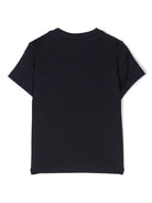 T-shirt per neonato Boss KIds blu con stampa logo sul davanti J05P12 849 BOSS KIDS 