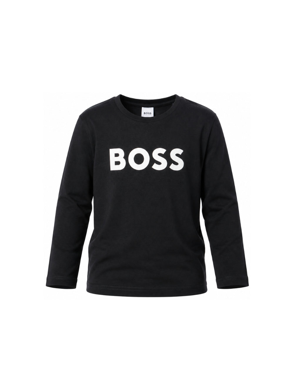 T-shirt per bambino Boss Kids blu con stampa logo sul davanti J25P25 849 BOSS KIDS 