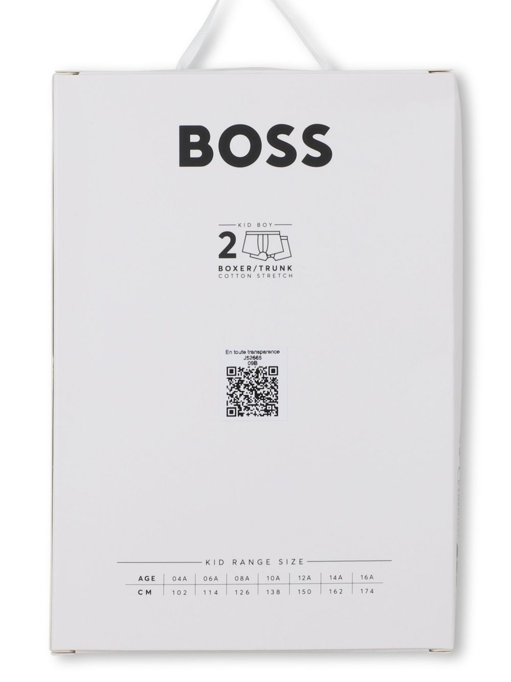 Set 2 boxer per bambino Boss Kids neri con stampa J52665 09B BOSS KIDS 