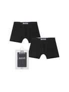 Set 2 boxer per bambino Boss Kids neri con stampa J52665 09B BOSS KIDS 