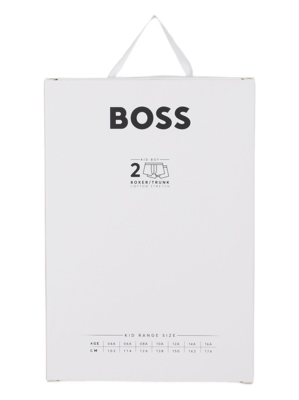Set 2 boxer per bambino Boss Kids blu con stampa logo sul davanti J52665 849 BOSS KIDS 
