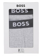 Set di 2 boxer per bambino Boss Kids grigi con stampa logo sul davanti J52665 A32 BOSS KIDS 