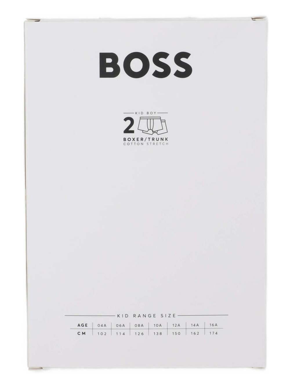 Set di 2 boxer per bambino Boss Kids grigi con stampa logo sul davanti J52665 A32 BOSS KIDS 