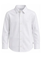 Camicia per bambino Boss Kids bianca con logo ricamato J52675 10P BOSS KIDS 