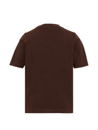 T-shirt per bambino Boss Kids marrone con stampa del logo J52711 343 BOSS KIDS 