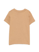T-shirt per neonato Boss Kids beige con stampa logo sul davanti J52712 269 BOSS KIDS 