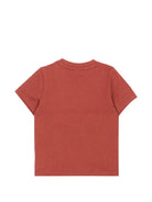 T-shirt per neonato Boss Kids rossa con logo sul davanti J52712 95G BOSS KIDS 