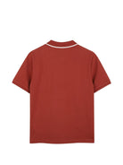T-shirt per bambino Boss Kids rossa con colletto stile polo J53169 95G BOSS KIDS 