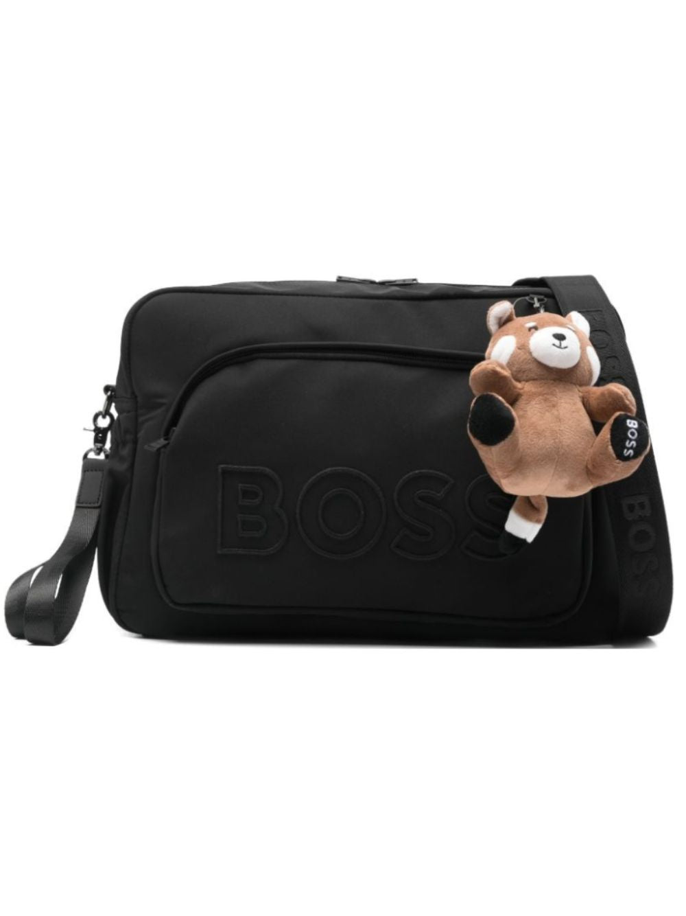 Borsa fasciatoio per neonato Boss Kids nera con portachiavi rimovibile J53178 09B BOSS KIDS 