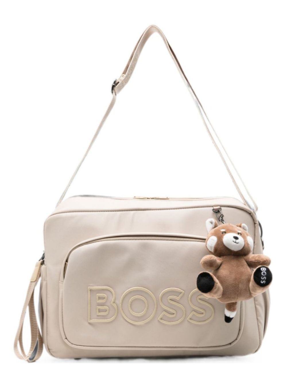 Borsa fasciatoio per neonato Boss Kids beige con charm Teddy Bear J53178 249 BOSS KIDS 