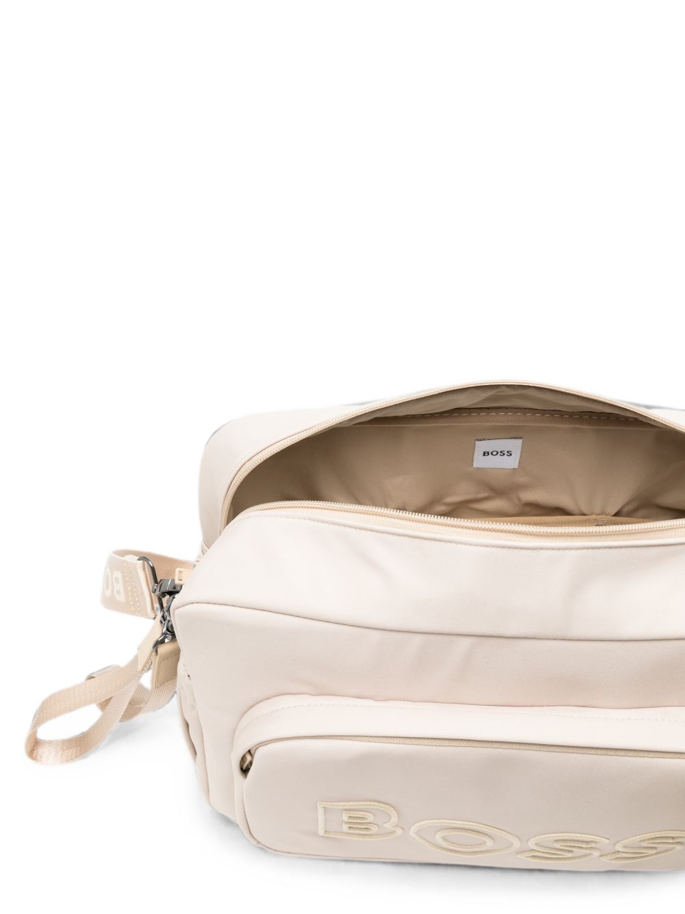 Borsa fasciatoio per neonato Boss Kids beige con charm Teddy Bear J53178 249 BOSS KIDS 