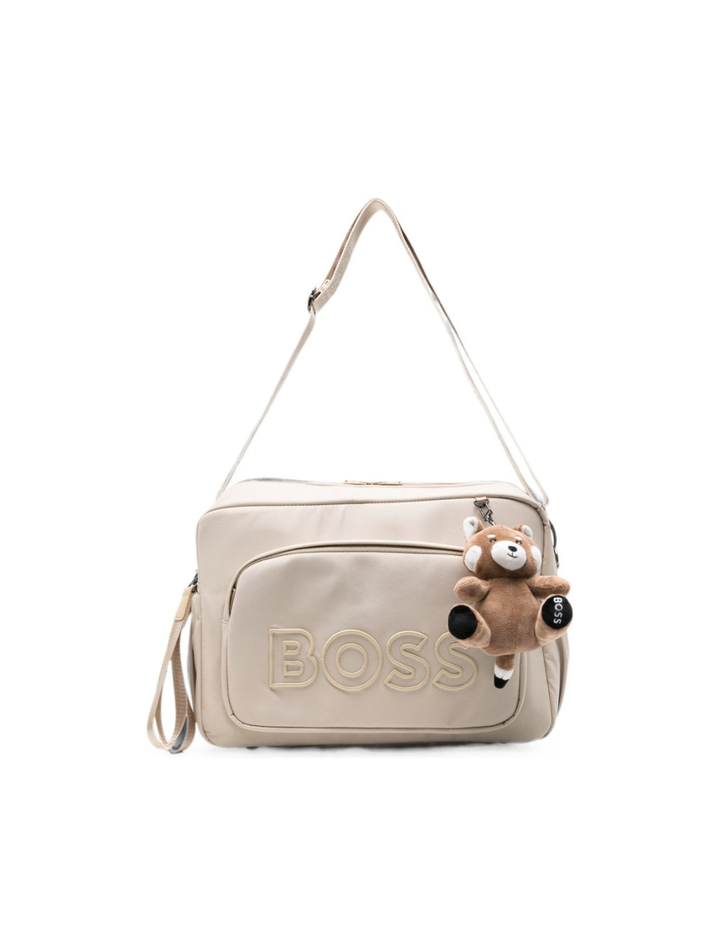 Borsa fasciatoio per neonato Boss Kids beige con charm Teddy Bear J53178 249 BOSS KIDS 