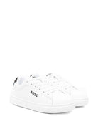 Sneakers per bambino Boss Kids bianche con logo sulla linguetta J53248 10P BOSS KIDS 