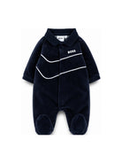 Tutina per neonato Boss Kids blu con colletto J53288 849 BOSS KIDS 