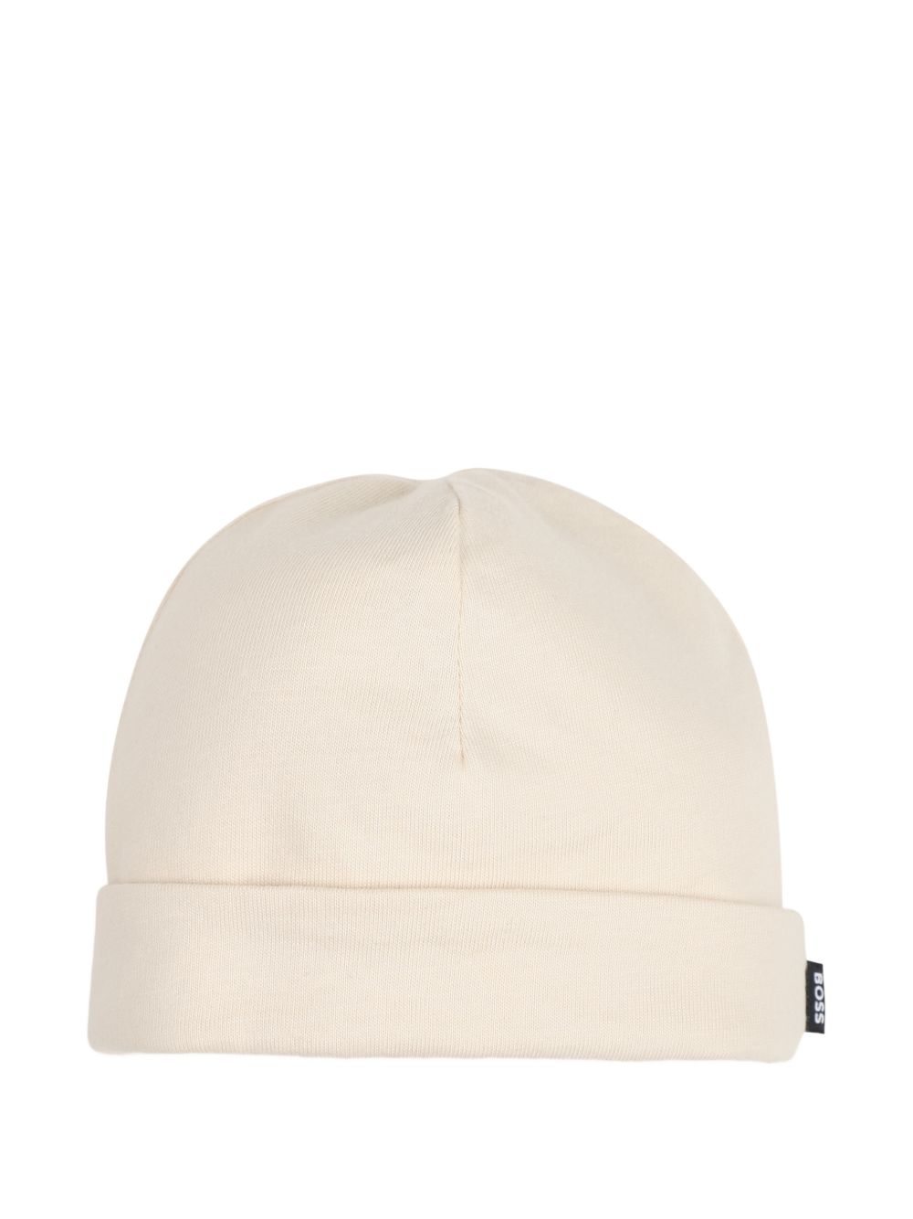 Tutina e cappellino per neonato Boss Kids beige con motivo jacquard J53290 21K BOSS KIDS 