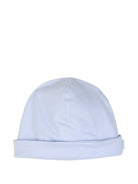 Tutina e cappellino per neonato Boss Kids azzurra con motivo jacquard J53290 771 BOSS KIDS 