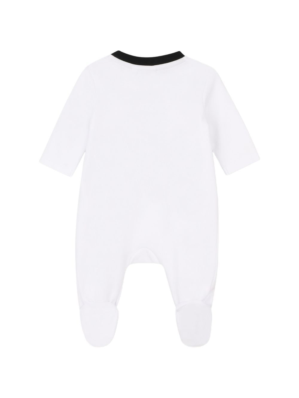 Tutina, berretto e bavaglino per neonato Boss Kids bianco inserto color-block J53292 10P BOSS KIDS 