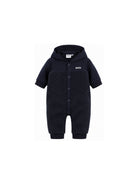 Tutina per neonato Boss Kids blu con cappuccio J53297 849 BOSS KIDS 