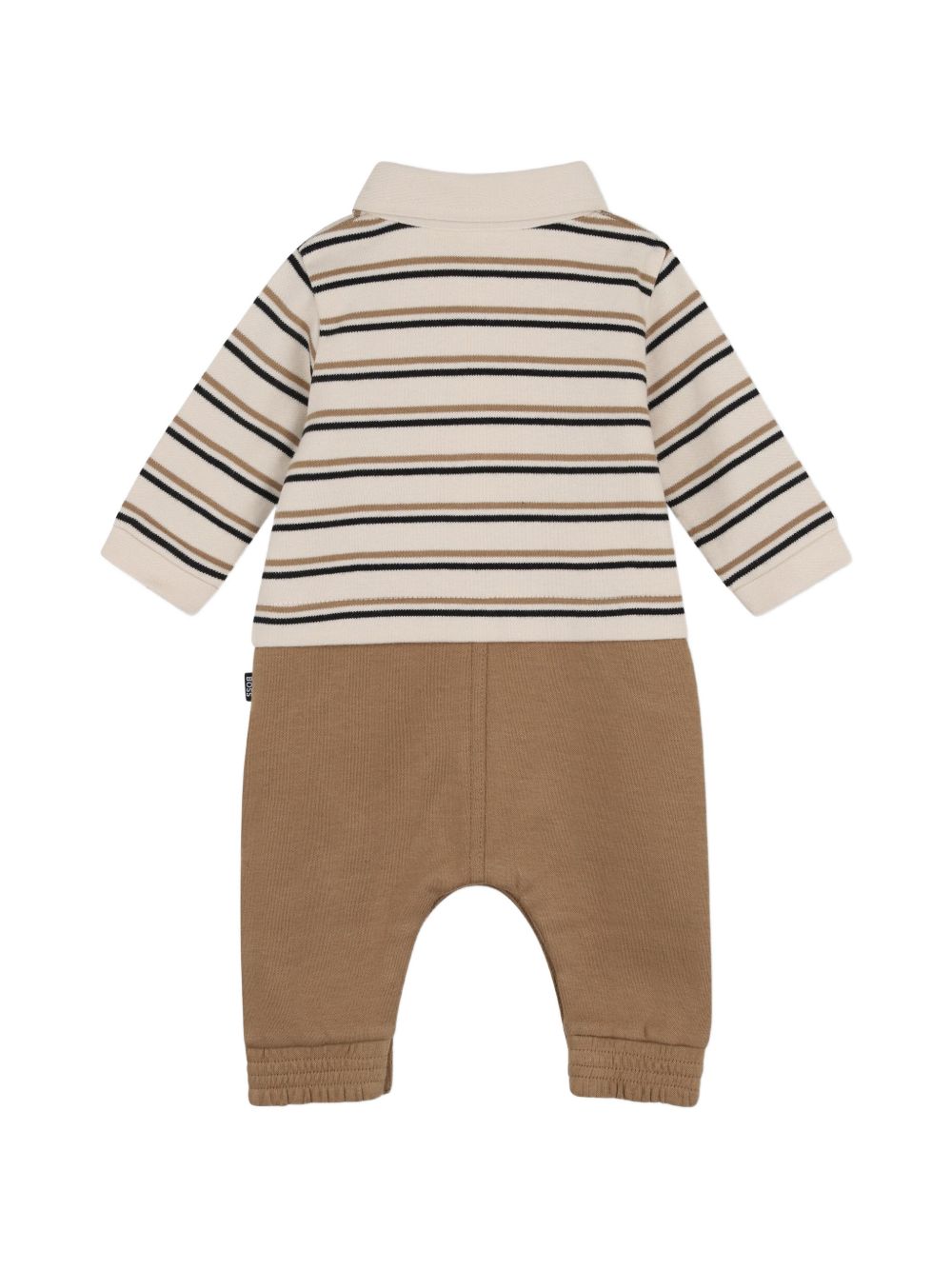 Tutina per neonato Boss Kids multicolor con colletto stile polo J53299 21K BOSS KIDS 