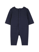 Tuta intera per neonato Boss Kids blu con revers classici J53303 849 BOSS KIDS 