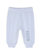Tuta sportiva 3 pezzi per neonato Boss Kids azzurra con cappuccio J53304 771 BOSS KIDS 