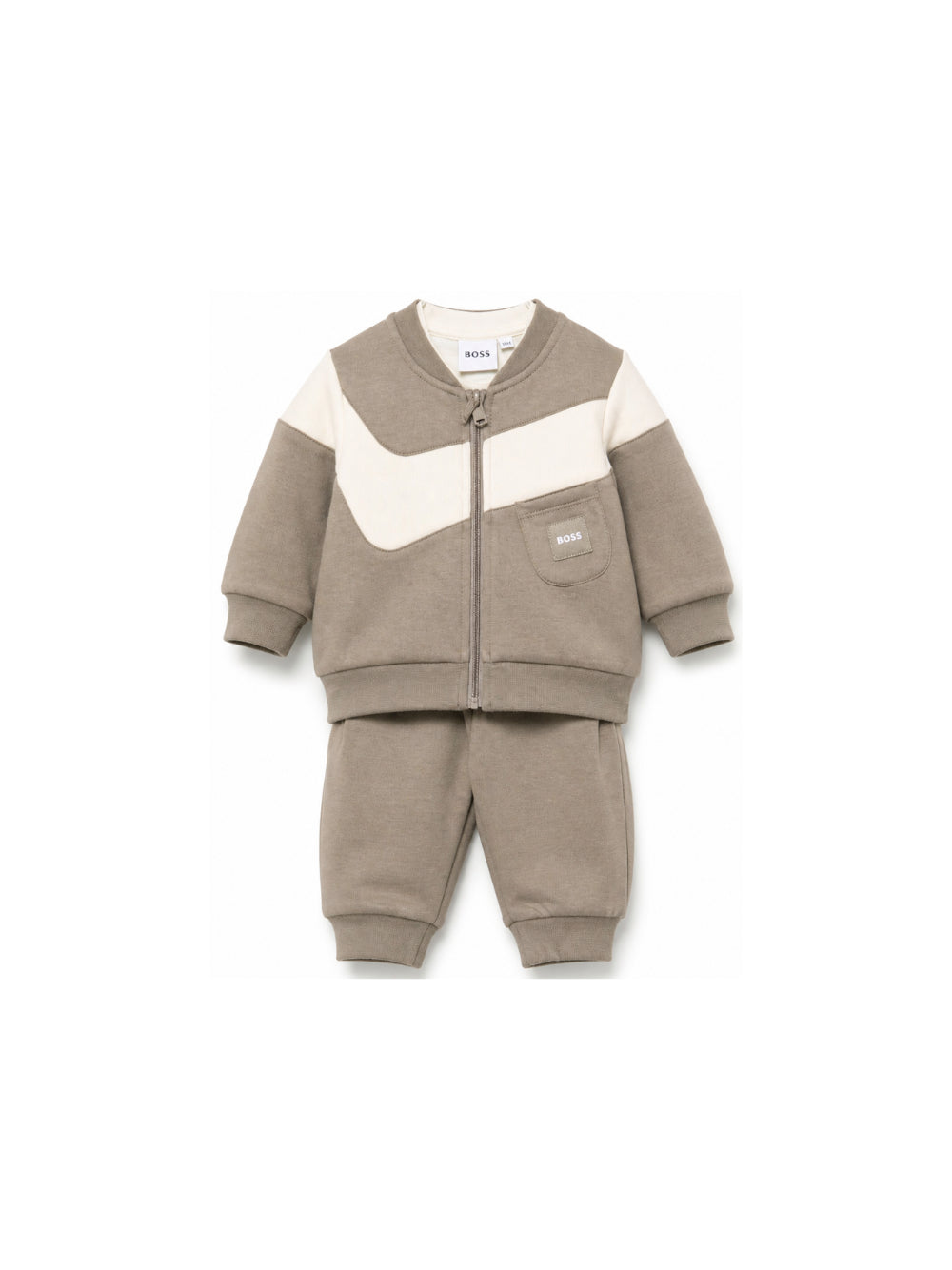 Completo per neonato Boss Kids multicolore con patch logo sul davanti J53306 31D BOSS KIDS 