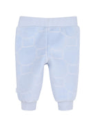 Tuta sportiva con cappuccio Boss Kids azzurra con effetto velluto J53310 771 BOSS KIDS 