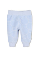 Tuta sportiva con cappuccio Boss Kids azzurra con effetto velluto J53310 771 BOSS KIDS 