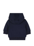 Tuta sportiva con logo per neonato Boss Kids blu con cappuccio J53312 849 BOSS KIDS 
