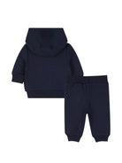 Tuta sportiva con logo per neonato Boss Kids blu con cappuccio J53312 849 BOSS KIDS 