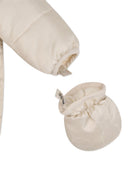 Tuta da neve per neonato Boss Kids beige con finitura imbottita J53317 21K BOSS KIDS 