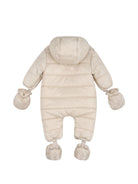 Tuta da neve per neonato Boss Kids beige con finitura imbottita J53317 21K BOSS KIDS 