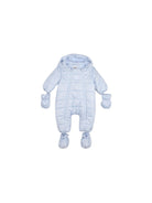 Tuta da neve per neonato Boss Kids azzurra con finitura imbottita J53317 771 BOSS KIDS 
