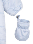 Tuta da neve per neonato Boss Kids azzurra con finitura imbottita J53317 771 BOSS KIDS 
