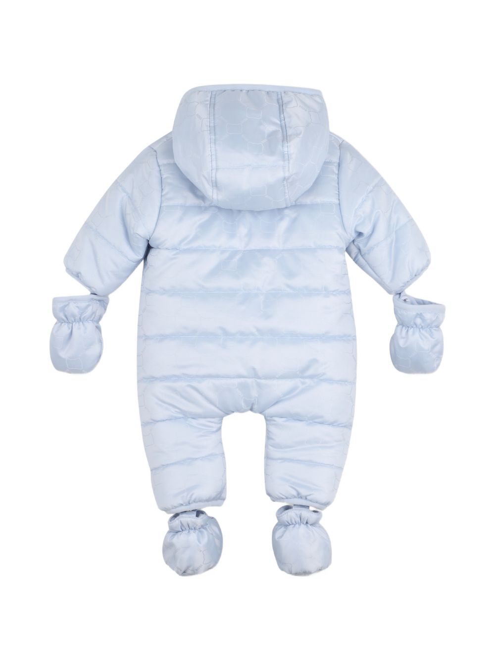 Tuta da neve per neonato Boss Kids azzurra con finitura imbottita J53317 771 BOSS KIDS 