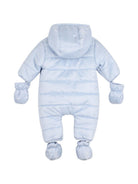 Tuta da neve per neonato Boss Kids azzurra con finitura imbottita J53317 771 BOSS KIDS 