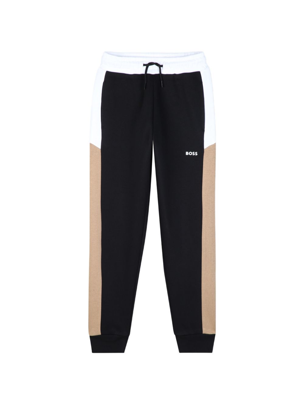 Pantaloni sportivi per bambino Boss Kids neri con stampa logo J53341 09B BOSS KIDS 