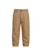 Pantaloni per bambino Boss Kids marroni con dettaglio plissettato J53350 269 BOSS KIDS 