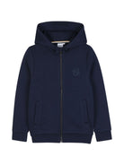 Felpa per bambino Boss Kids blu con logo sul petto J53366 849 BOSS KIDS 