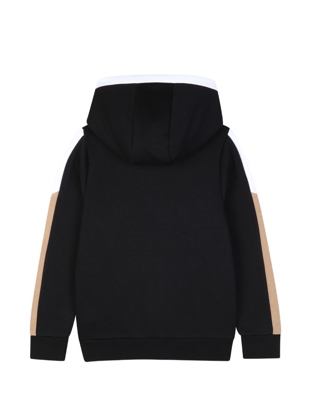 Felpa per bambino Boss Kids nera con logo sul davanti J53368 09B BOSS KIDS 