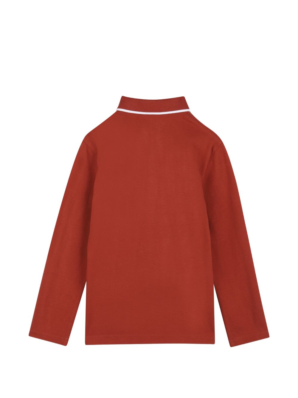 T-shirt per bambino Boss Kids rossa con colletto stile polo J53376 95G BOSS KIDS 