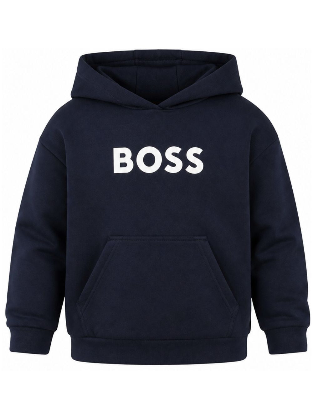 Felpa per bambino Boss Kids blu con logo sul davanti J53396 849 BOSS KIDS 