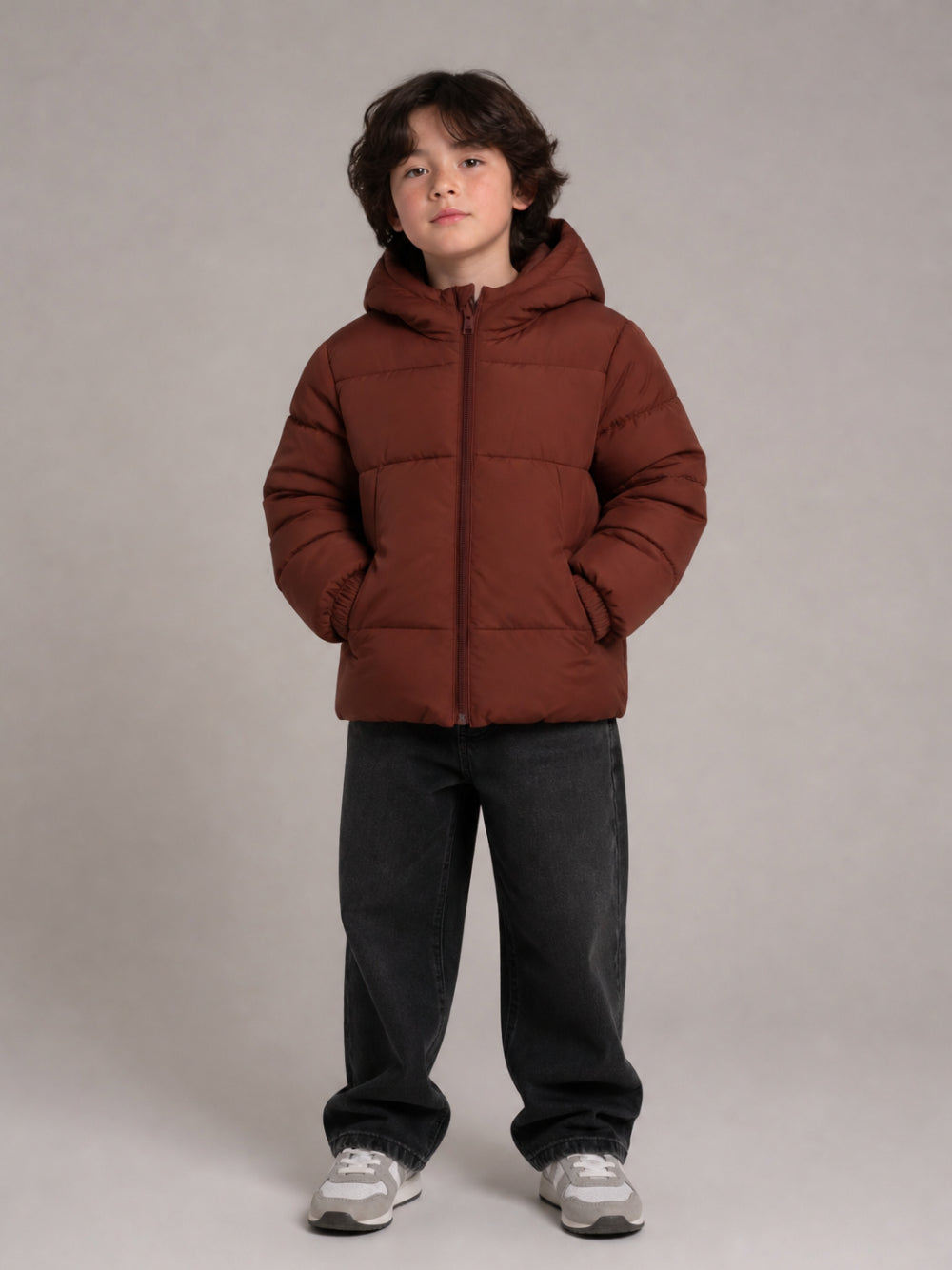 Giubbino per bambino Boss Kids rosso con design imbottito J53437 95G BOSS KIDS 