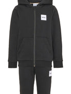 Tuta sportiva per bambino Boss Kids nera con logo sul davanti J53442 09B BOSS KIDS 