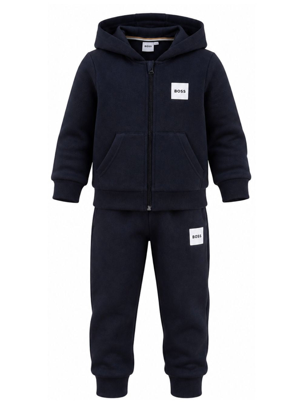 Tuta sportiva per bambino Boss Kids blu con logo sul davanti J53442 849 BOSS KIDS 