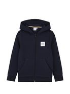 Tuta sportiva per bambino Boss Kids blu con logo sul davanti J53442 849 BOSS KIDS 