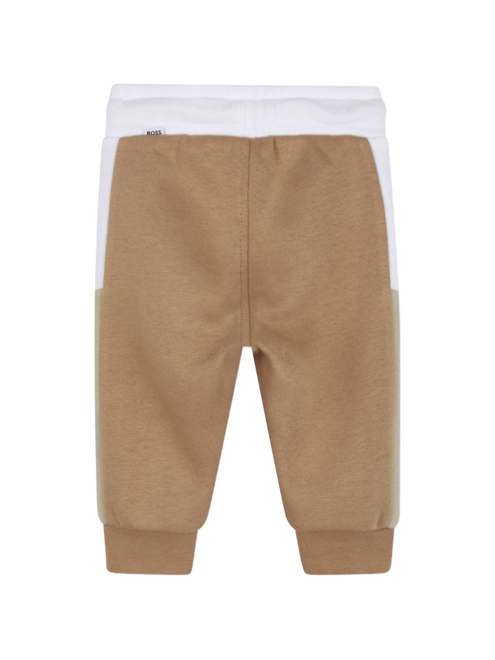 Pantaloni per neonato Boss Kids marrone con design a inserti J53468 269 BOSS KIDS 