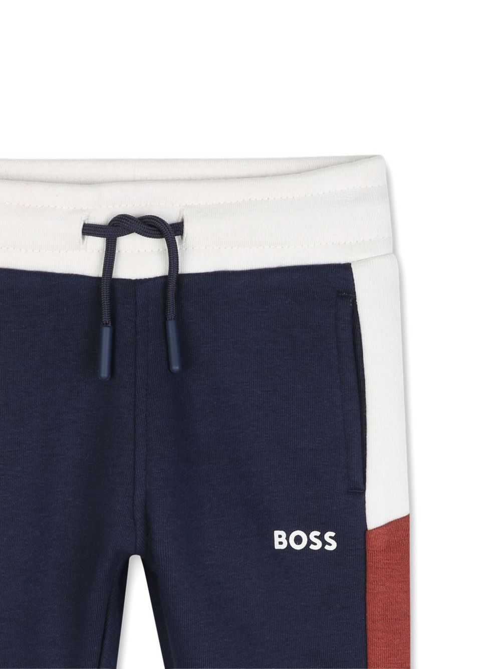 Pantaloni sportivi per neonato Boss Kids blu con stampa logo J53468 849 BOSS KIDS 