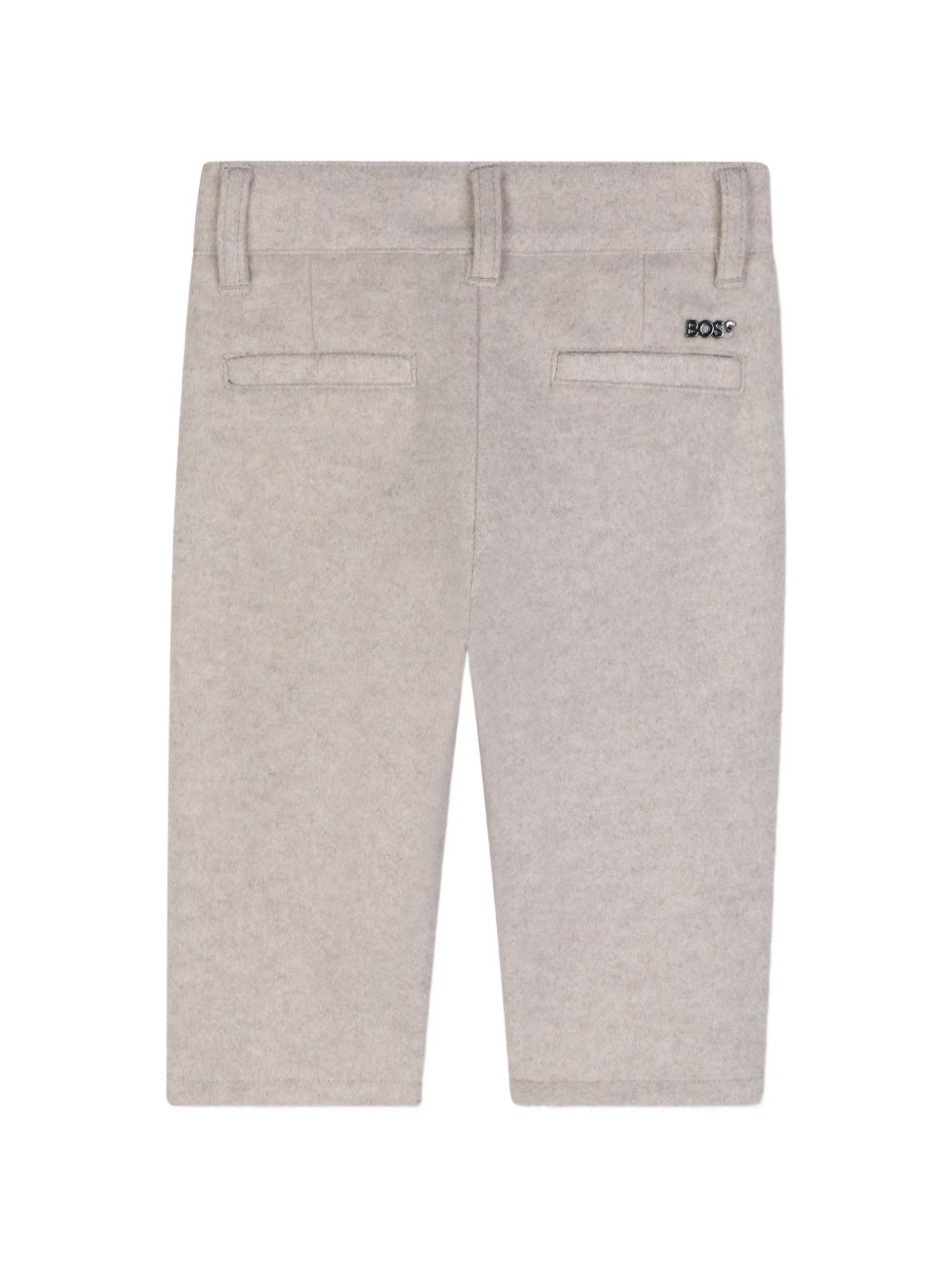 Pantaloni per neonato Boss Kids beige con trama feltrata J53469 B51 BOSS KIDS 