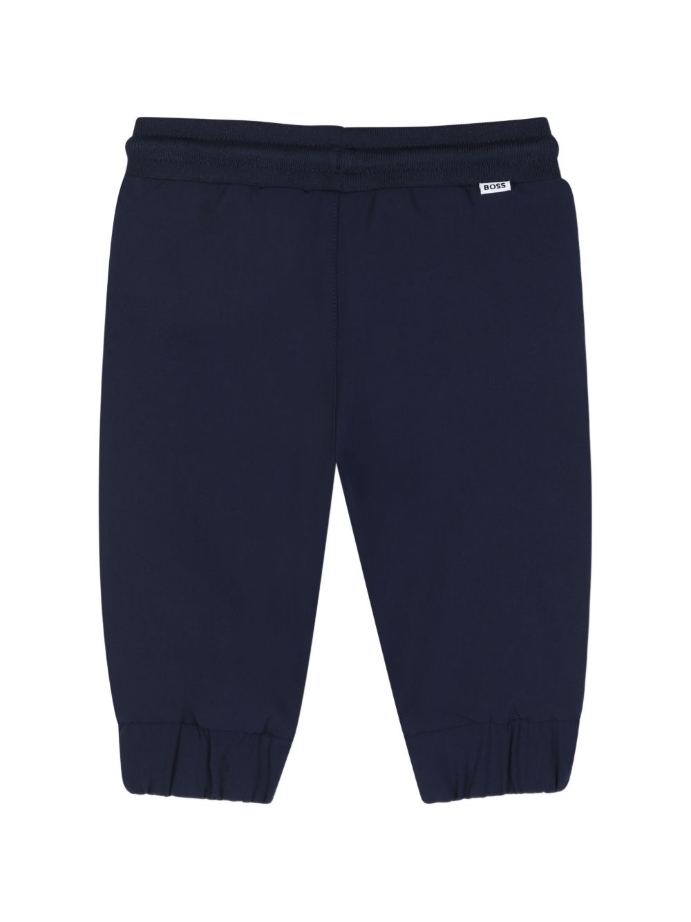 Pantaloni sportivi per neonato Boss Kids blu con logo sul davanti J53471 849 BOSS KIDS 